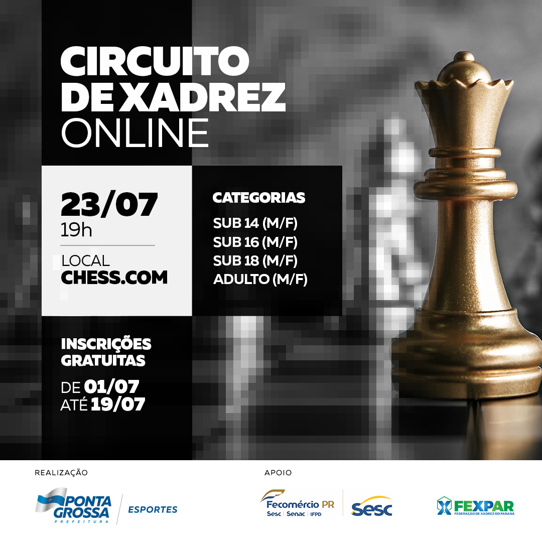 1º Campeonato Municipal de Xadrez Online